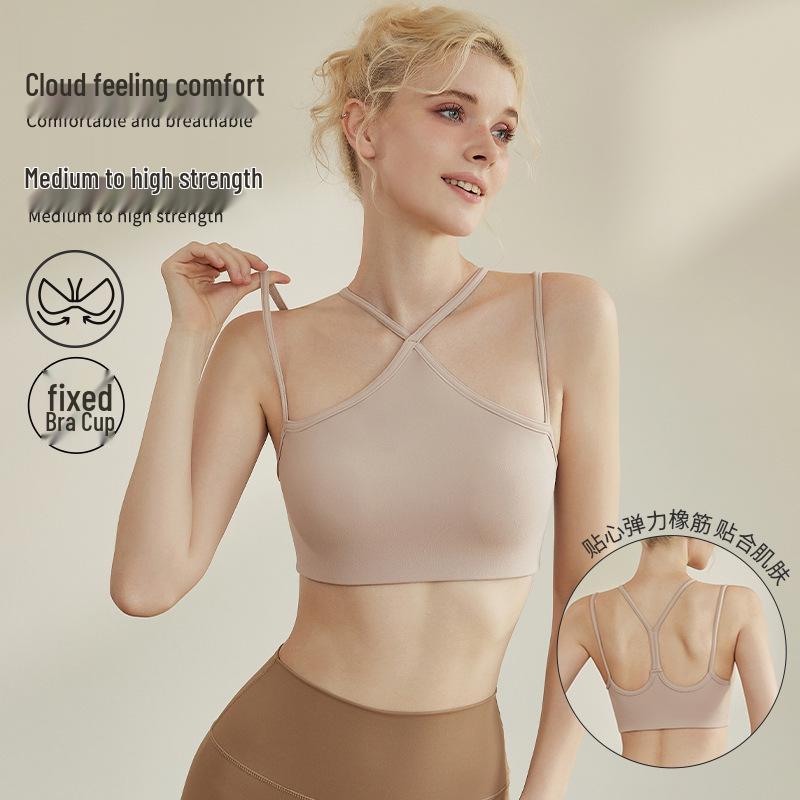 Women s Seamless Strappy Sports Bra with Chest Pad - Stylish Yoga & Pilates Top Small
Women s Seamless Strappy Sports Bra with Chest Pad - Stylish Yoga & Pilates Top Small