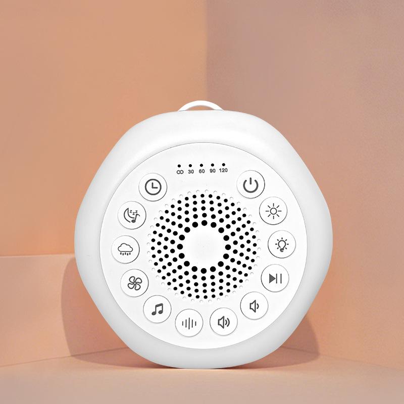 White Noise Machine Portable Sleep Sound Machine with Night Light Baby Sleep Aid 10 Calming Sounds USB Rechargeable Compact Design белый
White Noise Machine Portable Sleep Sound Machine with Night Light Baby Sleep Aid 10 Calming Sounds USB Rechargeable Compact Design белый