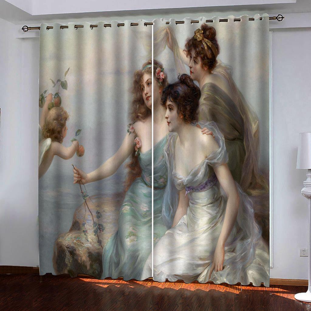 European Classical High-end Gold Thin Fabric Darkening Window Blinds Curtain Sets KidsBedroom Living Living Space Kitchen Doors Home Decor W50 X H130(CM)X2&Hook
European Classical High-end Gold Thin Fabric Darkening Window Blinds Curtain Sets KidsBedroom Living Living Space Kitchen Doors Home Decor W50 X H130(CM)X2&Hook