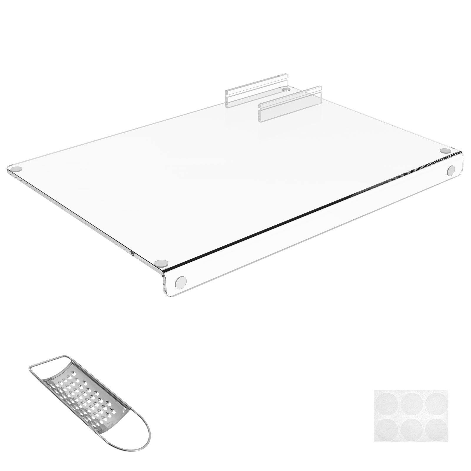 Acrylic Cutting Board with Round Nonslip Mats Food Grade Acrylic Chopping Board with Scraper Clear Cutting Board Reusable
Acrylic Cutting Board with Round Nonslip Mats Food Grade Acrylic Chopping Board with Scraper Clear Cutting Board Reusable