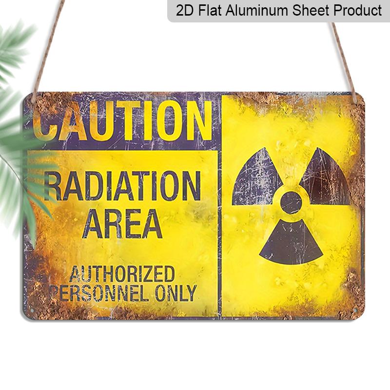 2D Flat Vintage Warning Radiation Hazard Metal Signage - Kitchen, Garage, Men S Cave and Living Room Decorations with Vintage Wall Art and Easy 20*30cm
2D Flat Vintage Warning Radiation Hazard Metal Signage - Kitchen, Garage, Men S Cave and Living Room Decorations with Vintage Wall Art and Easy 20*30cm