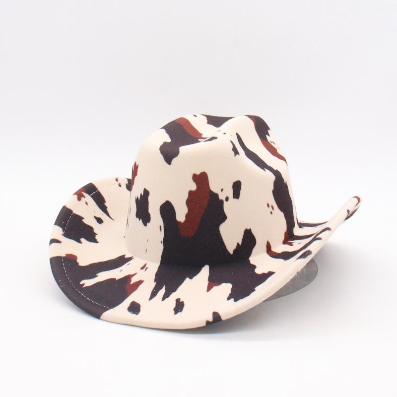 New Cross-Border European And American Fashion Western Denim Jazz Hat, Xiyin Amazon Cow Head Label Cow Pattern Woolen Top Hat one size (one-character cow)
New Cross-Border European And American Fashion Western Denim Jazz Hat, Xiyin Amazon Cow Head Label Cow Pattern Woolen Top Hat one size (one-character cow)