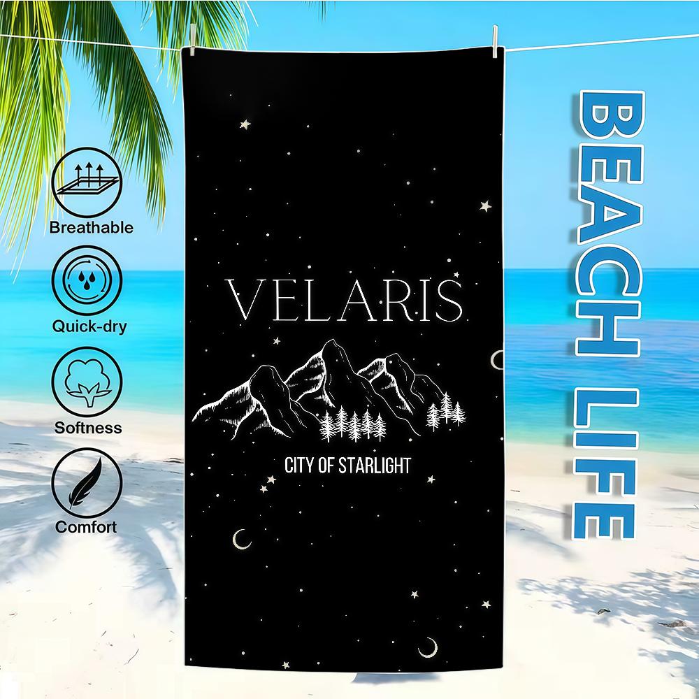 Towel Textile V-Velaris Bathrobe Beach Quick-Drying Lightweight Starlight Portable Camping City Swim Pool Travel W40*H60(CM)
Towel Textile V-Velaris Bathrobe Beach Quick-Drying Lightweight Starlight Portable Camping City Swim Pool Travel W40*H60(CM)