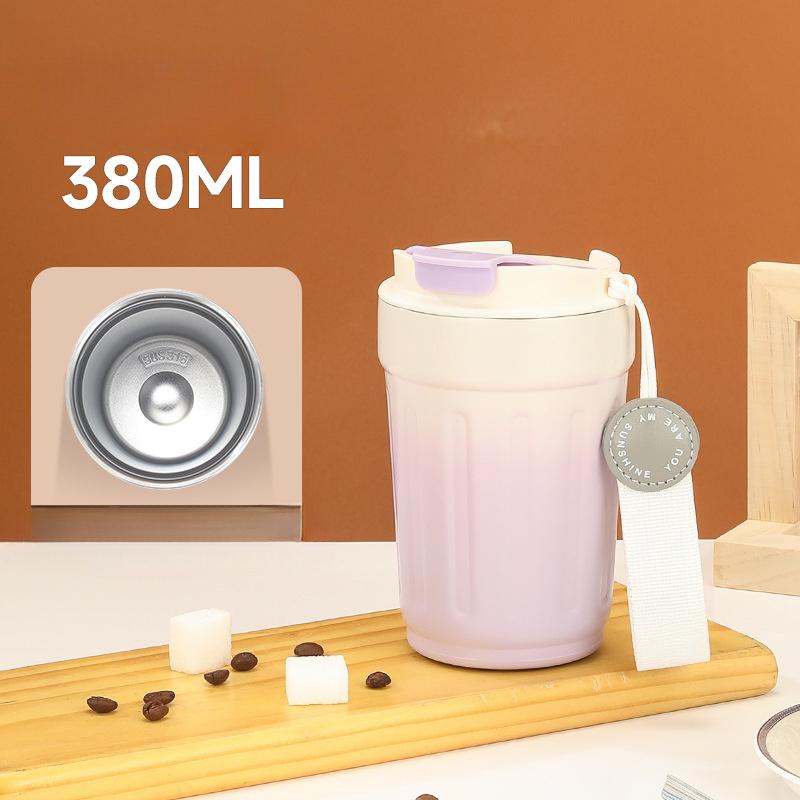 Кружка из нержавеющей стали 316, керамический вкладыш, кофейная чашка, полосатая градиентная студенческая портативная чашка для воды 380ml
Кружка из нержавеющей стали 316, керамический вкладыш, кофейная чашка, полосатая градиентная студенческая портативная чашка для воды 380ml