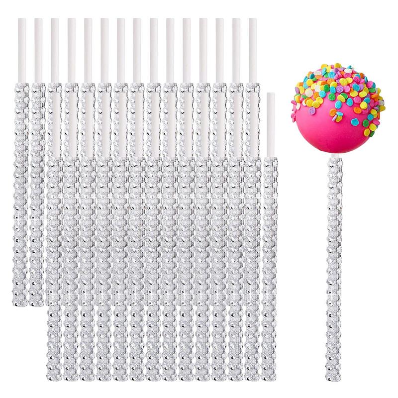 30pcs Bling Candy CakePop Lollipop paper Sticks Holder Caramel Apples Fruit Treats Sticks decorations for Wedding Party supplies золотой
30pcs Bling Candy CakePop Lollipop paper Sticks Holder Caramel Apples Fruit Treats Sticks decorations for Wedding Party supplies золотой
