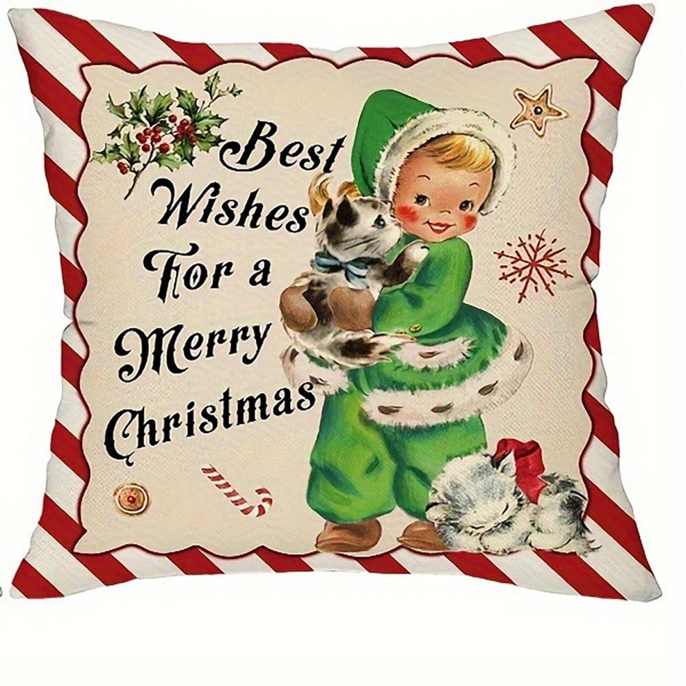 Christmas Pillowcases: Adorable Designs with Cute Kids and Pets for a Festive Home! Sofa room cushion cover home decoration gift 16x16Inch
Christmas Pillowcases: Adorable Designs with Cute Kids and Pets for a Festive Home! Sofa room cushion cover home decoration gift 16x16Inch