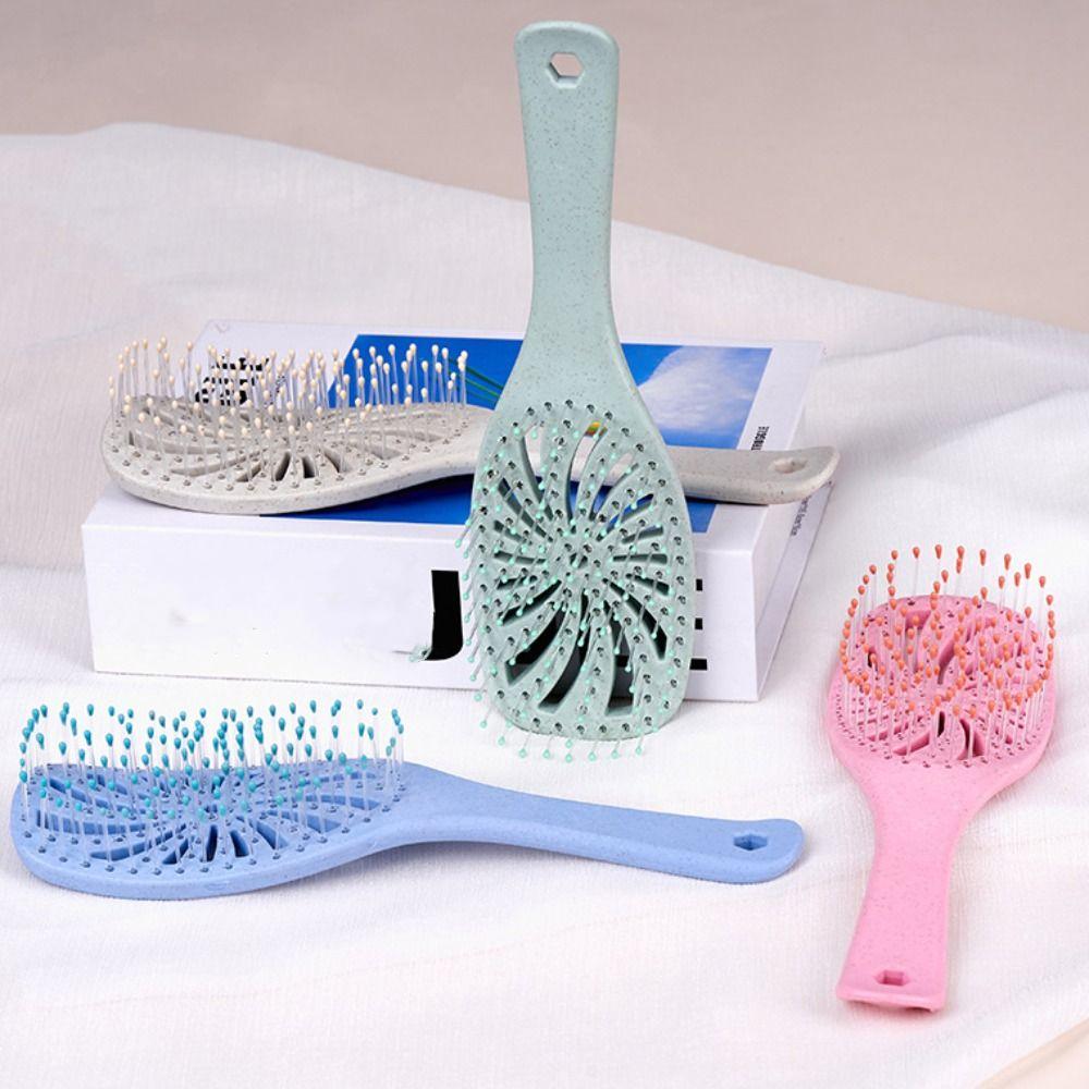 Wet Dry Curly Spirals Hairbrush Hollow Out Scalp Massage Comb Hair Care Vented Hair Brush Women сірий
Wet Dry Curly Spirals Hairbrush Hollow Out Scalp Massage Comb Hair Care Vented Hair Brush Women сірий