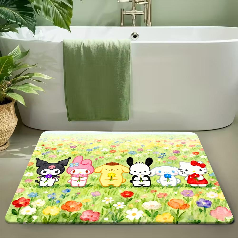Hello Kitty Kawaii Bath Mat Non-Slip Absorbent Floor Mat Cute Cartoon Black Pink Doormat for Bathroom Entryway Home Decor 40cmx60cm
Hello Kitty Kawaii Bath Mat Non-Slip Absorbent Floor Mat Cute Cartoon Black Pink Doormat for Bathroom Entryway Home Decor 40cmx60cm