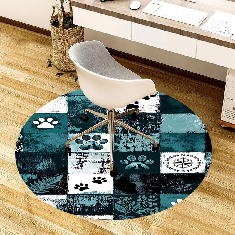 1PC Paw Prints Pet Theme Non-Slip Floor Round carpet, Office, family, bedroom, Large Area Rug Indoor Rugs, Durable Polyester-L0363 80cm by 80cm
1PC Paw Prints Pet Theme Non-Slip Floor Round carpet, Office, family, bedroom, Large Area Rug Indoor Rugs, Durable Polyester-L0363 80cm by 80cm