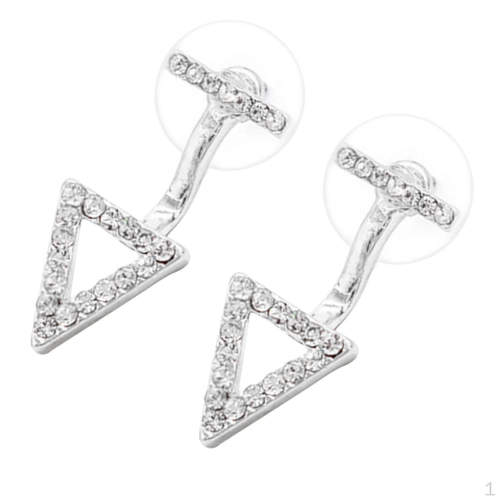 Dangle Ear Drop Triangle Earrings Crystal Rhinestone Statement Jewelry Women срібний
Dangle Ear Drop Triangle Earrings Crystal Rhinestone Statement Jewelry Women срібний