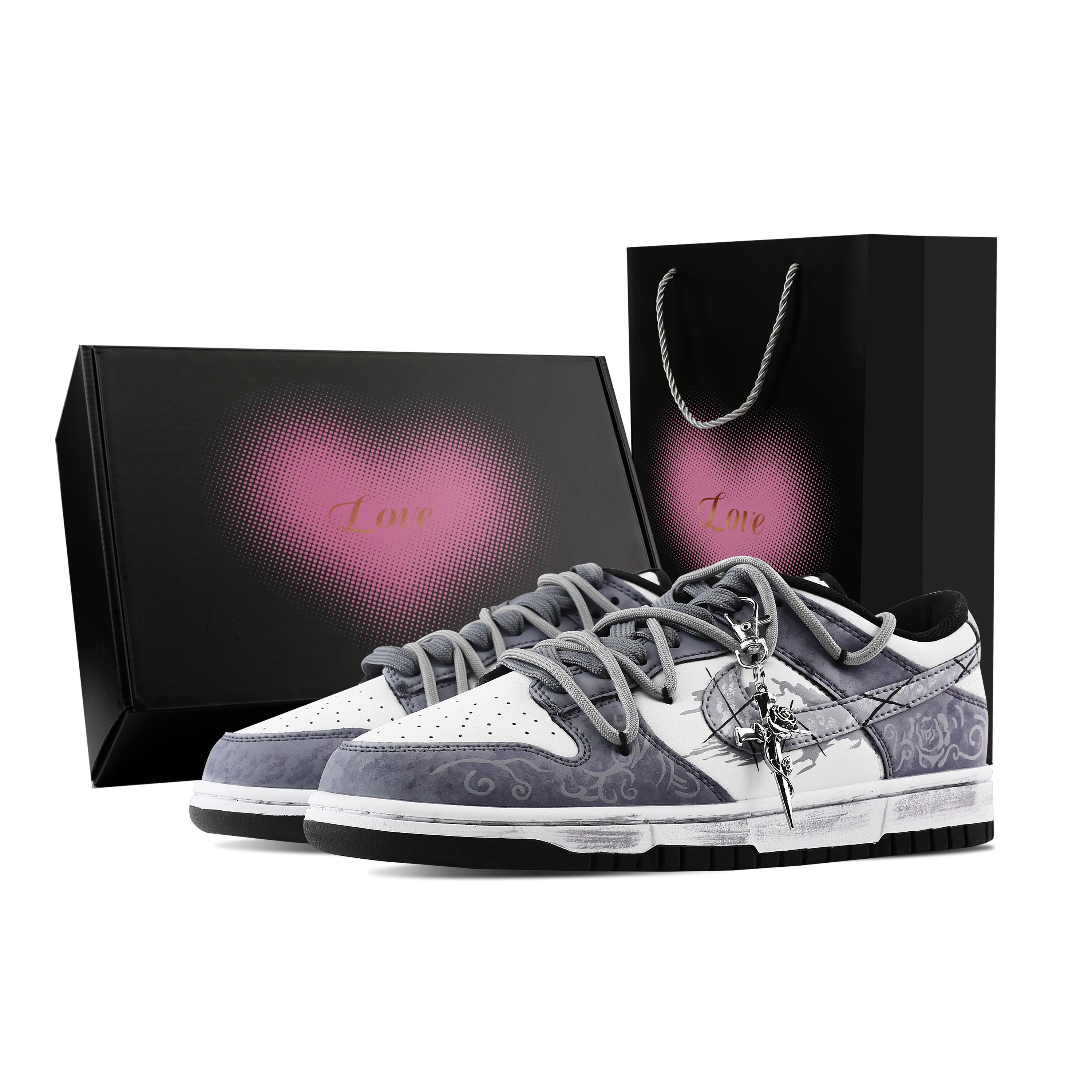 Nike Dunk Gothic Secret Letter, Heart Box Slip Resistant Abrasion Resistant Low top Skateboard Shoes Unisex Blue White DD1391-100(Team529--) 44.5
Nike Dunk Gothic Secret Letter, Heart Box Slip Resistant Abrasion Resistant Low top Skateboard Shoes Unisex Blue White DD1391-100(Team529--) 44.5