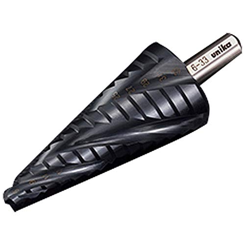 Unica Step Drill, Quattro, 14 Steps, 10, Straight Shaft, SPQ-633ST, 4 Spiral, Heat Resistant Titanium , UNIKA Mitomi D
Unica Step Drill, Quattro, 14 Steps, 10, Straight Shaft, SPQ-633ST, 4 Spiral, Heat Resistant Titanium , UNIKA Mitomi D