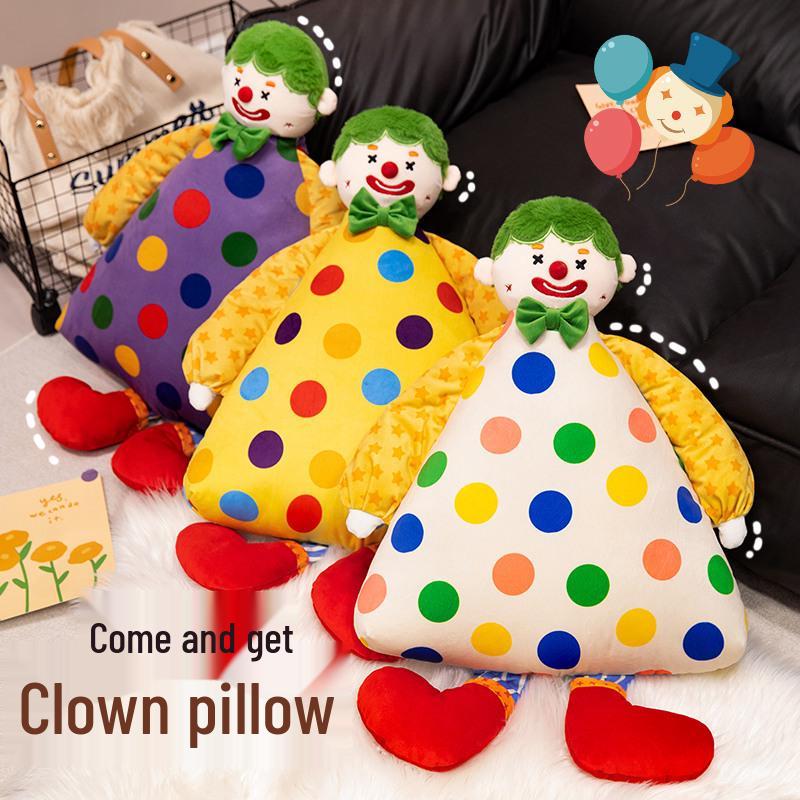 Circus Clown Decorative Pillow and Backrest Cushion for Home Without Legs 48cm with Legs 65cm/0.6kg
Circus Clown Decorative Pillow and Backrest Cushion for Home Without Legs 48cm with Legs 65cm/0.6kg