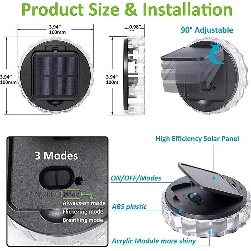 Solar wall lamp garden waterproof remote control 90 -degree petals -shaped wall lamp solar LED step lantern lamp
Solar wall lamp garden waterproof remote control 90 -degree petals -shaped wall lamp solar LED step lantern lamp