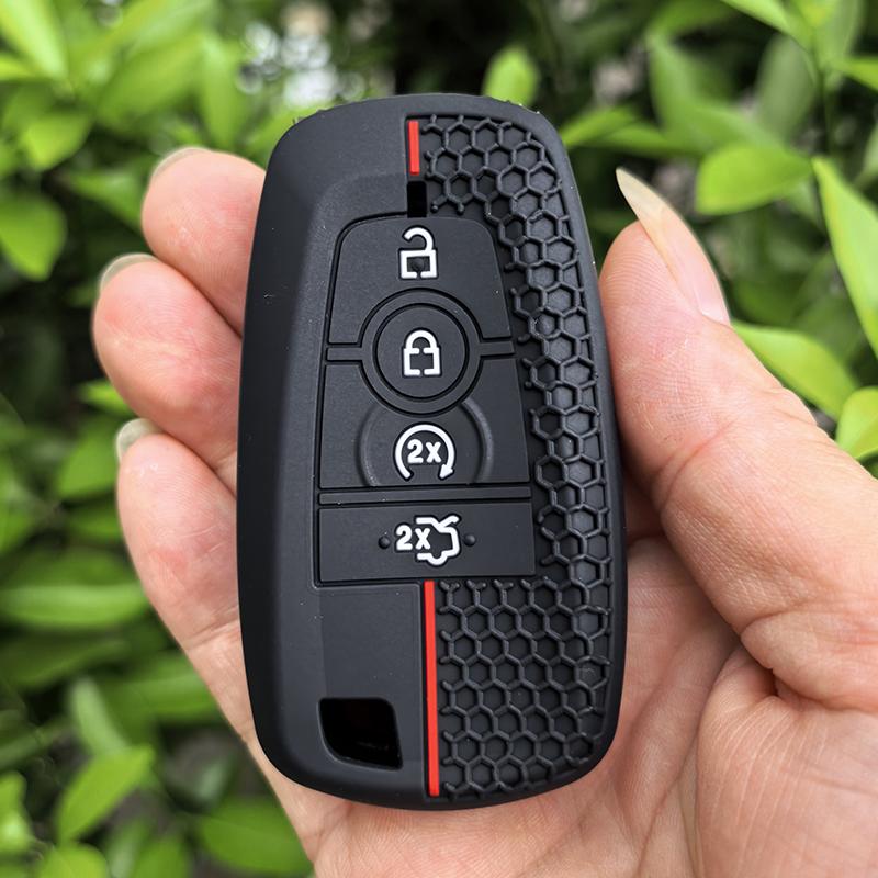 2/3/4 Button Silicone Car Remote Key Case Cover Accessories For Ford Explorer Mustang Fusion Escape F150 F250 F350 F450 F550
2/3/4 Button Silicone Car Remote Key Case Cover Accessories For Ford Explorer Mustang Fusion Escape F150 F250 F350 F450 F550