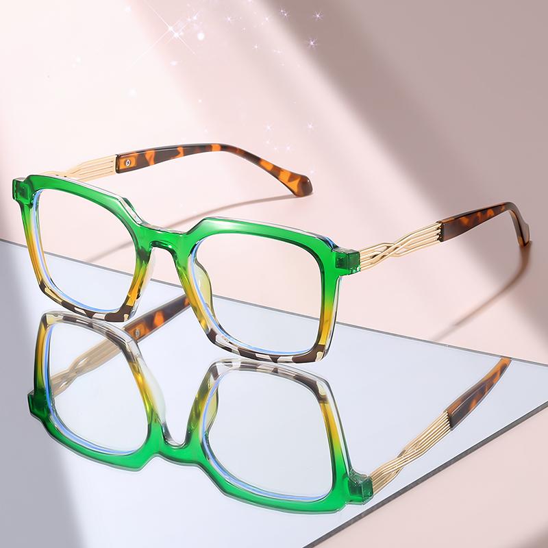 New Retro Black Frame Blue Light Glasses, Gold Twisted Legs Design, Clear Lens Computer Eyewear for Men & Women Eye Protection
New Retro Black Frame Blue Light Glasses, Gold Twisted Legs Design, Clear Lens Computer Eyewear for Men & Women Eye Protection