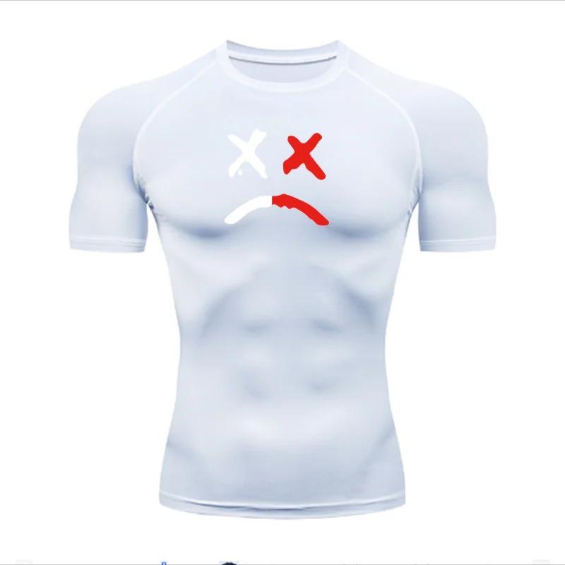 Summer Running T-Shirt for Men Short Sleeve High-Elasticity Compression Gym Sports Top Tee Quick Dry Breathable Comfortable Fitness Clothing XXXL
Summer Running T-Shirt for Men Short Sleeve High-Elasticity Compression Gym Sports Top Tee Quick Dry Breathable Comfortable Fitness Clothing XXXL