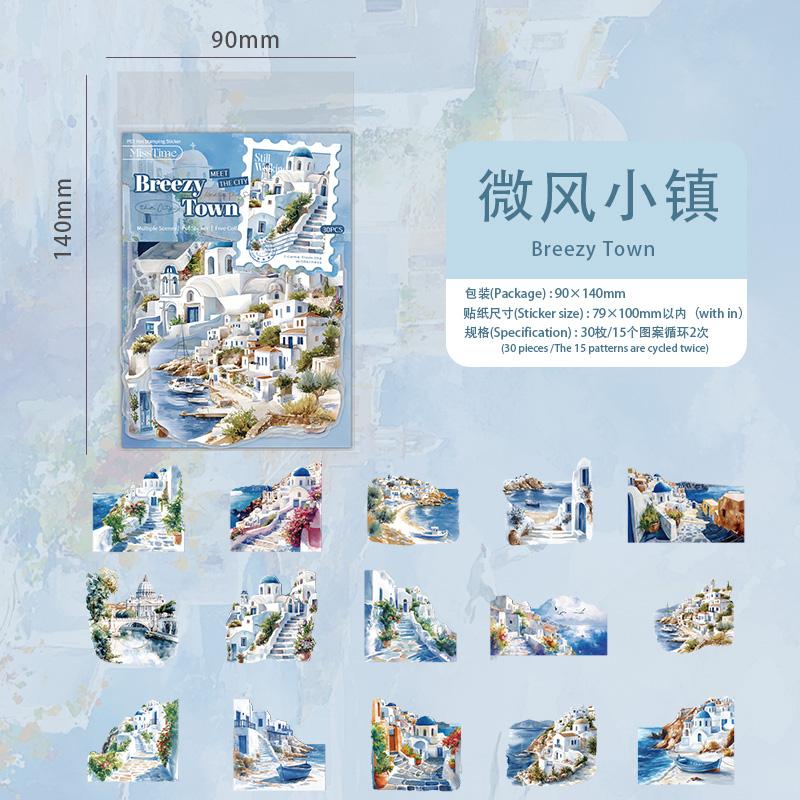 30pcs/pack Ins Aesthetic Stationery Stickers Town Scenery PET Scrapbook Stickers Collage Decor Diary Album Junk Journal Supplies
30pcs/pack Ins Aesthetic Stationery Stickers Town Scenery PET Scrapbook Stickers Collage Decor Diary Album Junk Journal Supplies