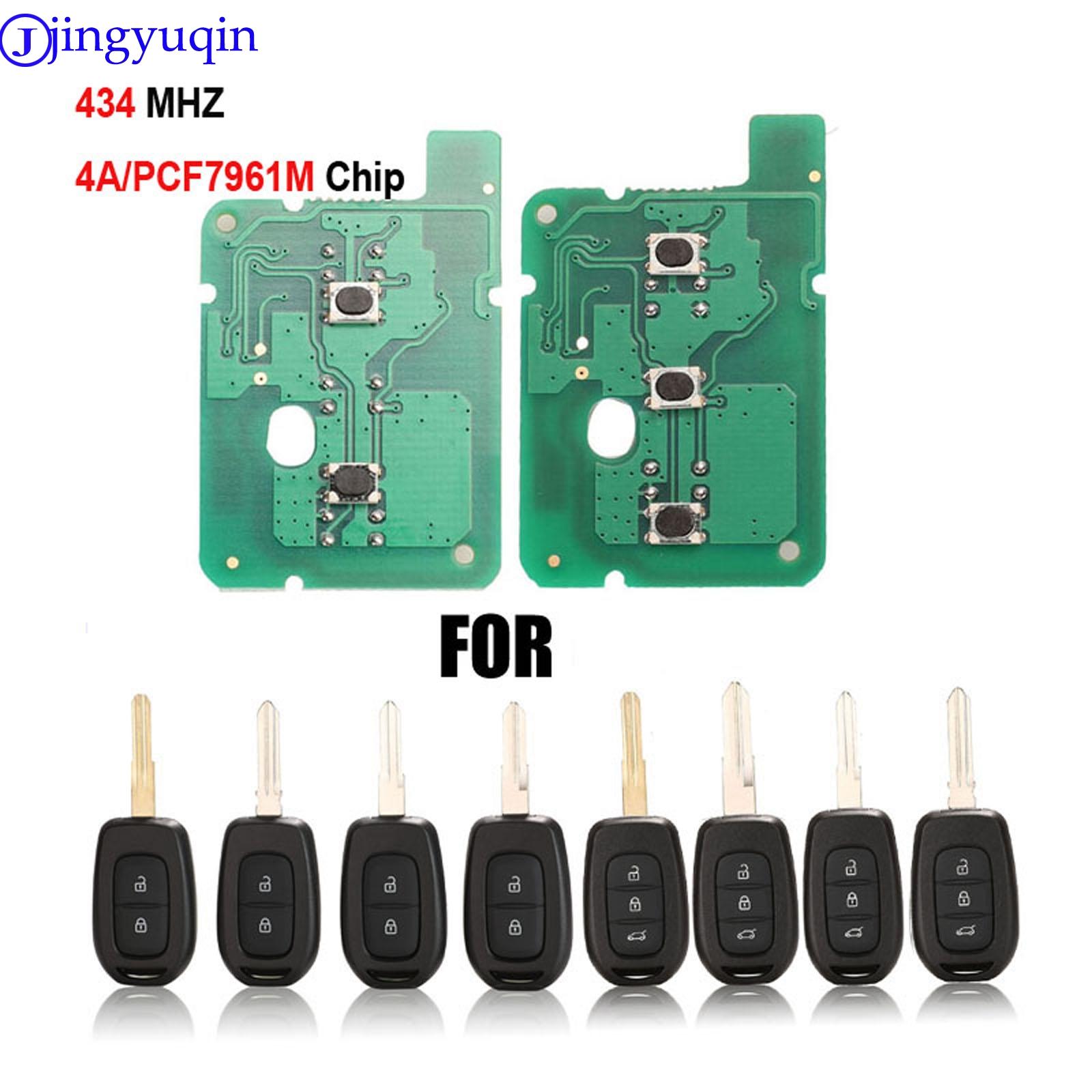 jingyuqin 10ps Remote Key 2/3 Button 434MHZ With 4A PCF7961M Chip For Renault Sandero Dacia Logan рубіновий
jingyuqin 10ps Remote Key 2/3 Button 434MHZ With 4A PCF7961M Chip For Renault Sandero Dacia Logan рубіновий