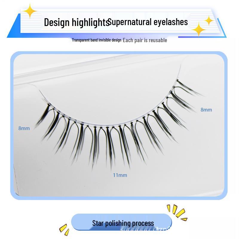 U-Shaped Handmade Cross Weave Simulated Natural Strip False Eyelashes for Beginners. X-23, 3 pairs чёрный
U-Shaped Handmade Cross Weave Simulated Natural Strip False Eyelashes for Beginners. X-23, 3 pairs чёрный