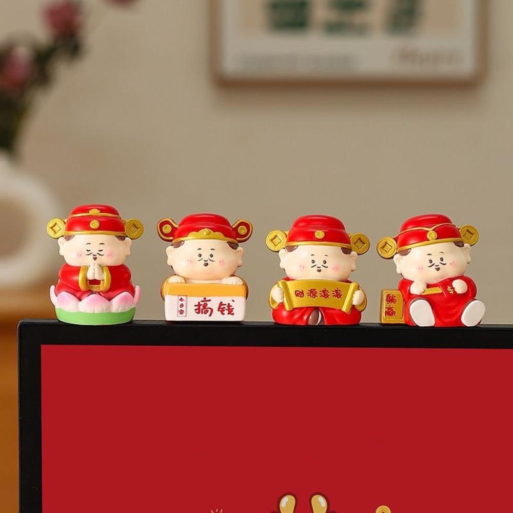 Resin God of Fortune Figurine Cute Buddha Desktop Decoration Home Decor God of Wealthy Statue Gift E
Resin God of Fortune Figurine Cute Buddha Desktop Decoration Home Decor God of Wealthy Statue Gift E