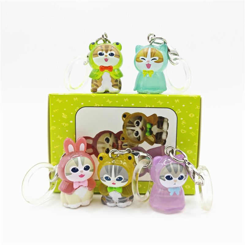 Whimsical Cat In Raincoat Blind Box Figurines Set With Rabbit And Frog Styles Pvc Cute Miniature
Whimsical Cat In Raincoat Blind Box Figurines Set With Rabbit And Frog Styles Pvc Cute Miniature