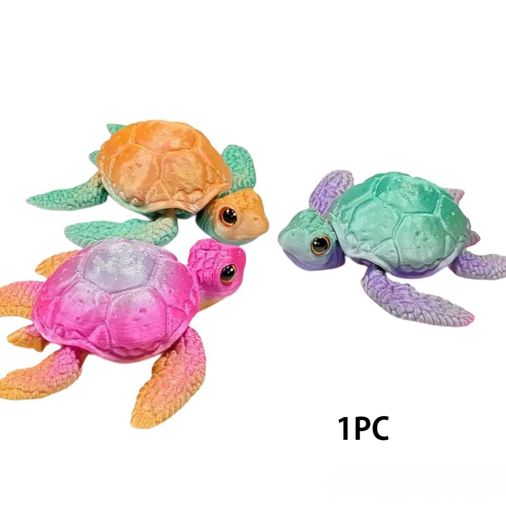 3D Printed Flexible Joint Sea Turtle Ornament Cute Home Car Desk Decor Collection Hobby Gift for Family 1pc
3D Printed Flexible Joint Sea Turtle Ornament Cute Home Car Desk Decor Collection Hobby Gift for Family 1pc
