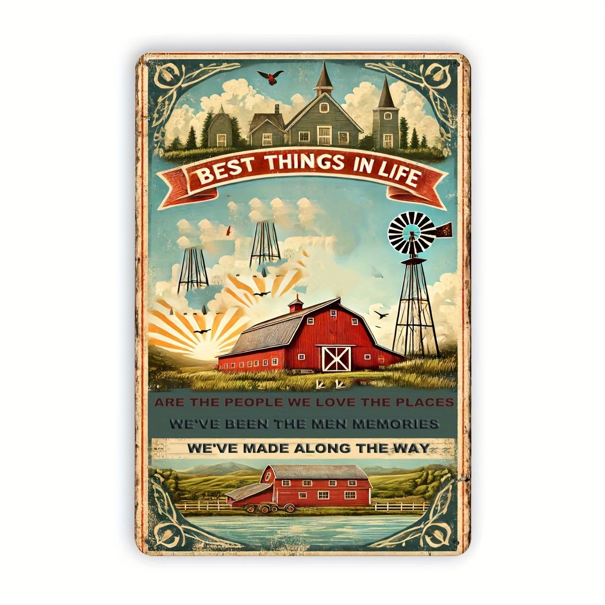 Metal Tin Sign The Best Things in Life Tin Sign Perfect Home Decor for Bathroom Dining Room Kitchen Bar Funny Home Dini 20x30cm(7.8x11.8inch)
Metal Tin Sign The Best Things in Life Tin Sign Perfect Home Decor for Bathroom Dining Room Kitchen Bar Funny Home Dini 20x30cm(7.8x11.8inch)