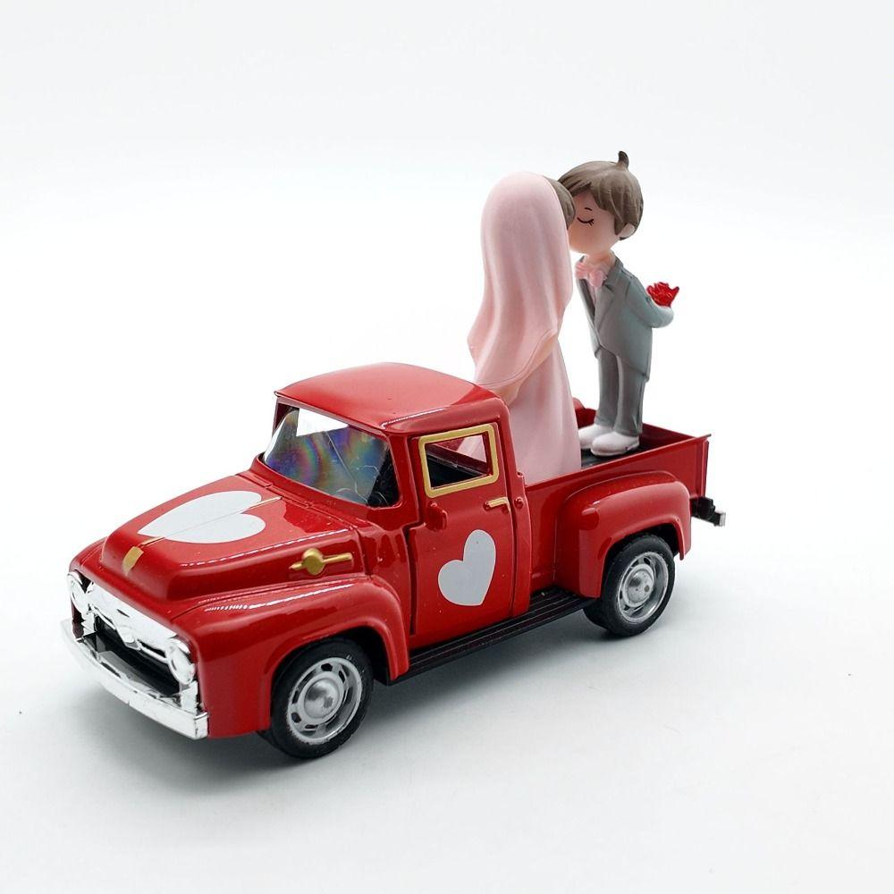 Statue Valentine’s Day Truck Decor With Couple Doll Metal Car Miniature Model Kids Birthday Gift Style F
Statue Valentine’s Day Truck Decor With Couple Doll Metal Car Miniature Model Kids Birthday Gift Style F