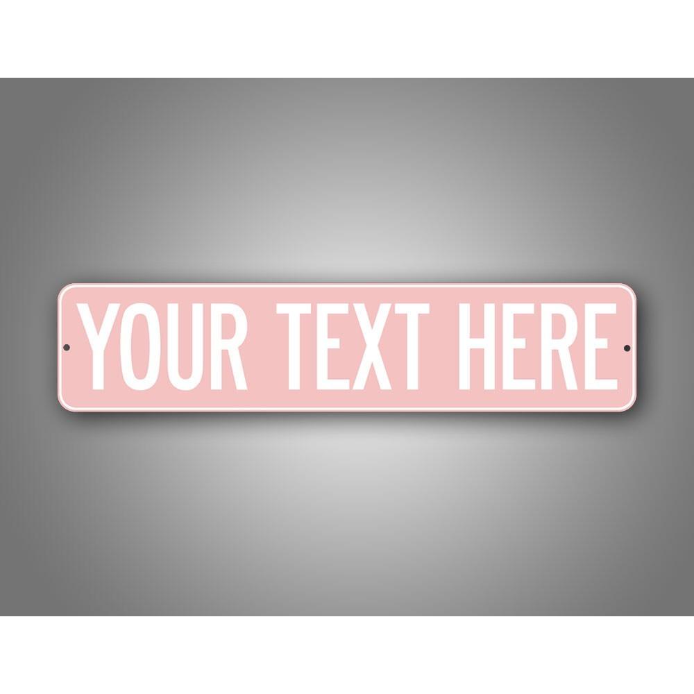 Custom Metal Tin Sign 4x16 Inch Baby Pink, Personalized Street Sign Custom Text, Novelty Wall Decor for Kids Nursery Room Home белый
Custom Metal Tin Sign 4x16 Inch Baby Pink, Personalized Street Sign Custom Text, Novelty Wall Decor for Kids Nursery Room Home белый