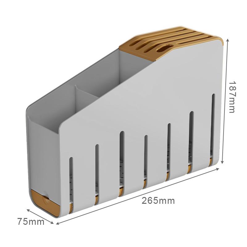 Настенный держатель для ножей Пластиковая стойка для хранения на кухне Многофункциональные принадлежности для инструментов Палочки для еды Интегрированные полки для хранения серый
Настенный держатель для ножей Пластиковая стойка для хранения на кухне Многофункциональные принадлежности для инструментов Палочки для еды Интегрированные полки для хранения серый