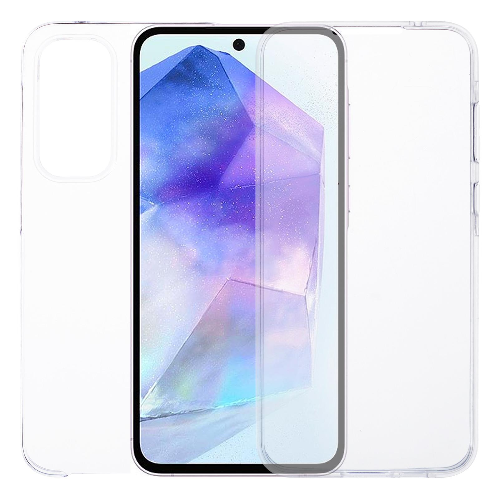 For Samsung Galaxy A55 5G Case Acrylic+TPU Anti-drop Clear Phone Cover with PET Film A
For Samsung Galaxy A55 5G Case Acrylic+TPU Anti-drop Clear Phone Cover with PET Film A