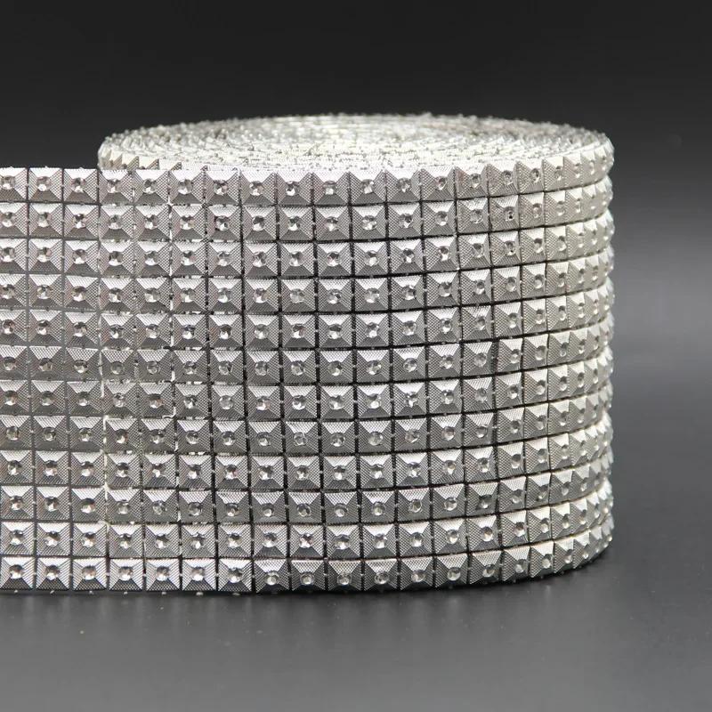1 Yard Square Mesh Drill Sparkling Diamond Mesh Wrap Rhinestone Ribbon DIY Wedding Party Decoration 1 yard срібний
1 Yard Square Mesh Drill Sparkling Diamond Mesh Wrap Rhinestone Ribbon DIY Wedding Party Decoration 1 yard срібний