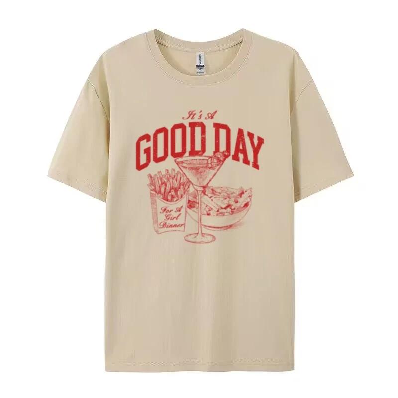 Trendy Cute Aesthetic Girl Dinner Graphic Tees Summer Loose Vacation Tops Women Hippie Funny Foodie T Shirt Retro Cocktail Shirt 2XL
Trendy Cute Aesthetic Girl Dinner Graphic Tees Summer Loose Vacation Tops Women Hippie Funny Foodie T Shirt Retro Cocktail Shirt 2XL