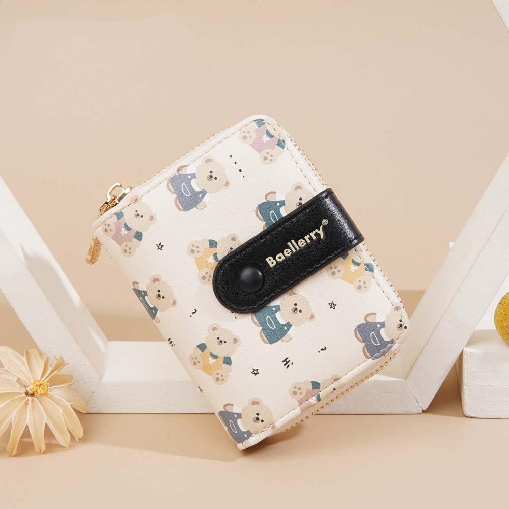 Portable Cartoon Bear Wallet Patterned Lady Short PU Purses Versatile Women Card Bag Women коричневий
Portable Cartoon Bear Wallet Patterned Lady Short PU Purses Versatile Women Card Bag Women коричневий