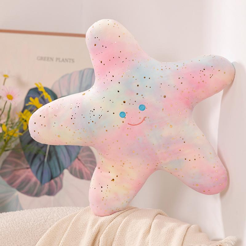 Cartoon Stuffed Colorful Shell Pillow Doll Plush Toy Rainbow Starfish Doll Nap Pillow Backrest Birthday Holiday Gift
Cartoon Stuffed Colorful Shell Pillow Doll Plush Toy Rainbow Starfish Doll Nap Pillow Backrest Birthday Holiday Gift
