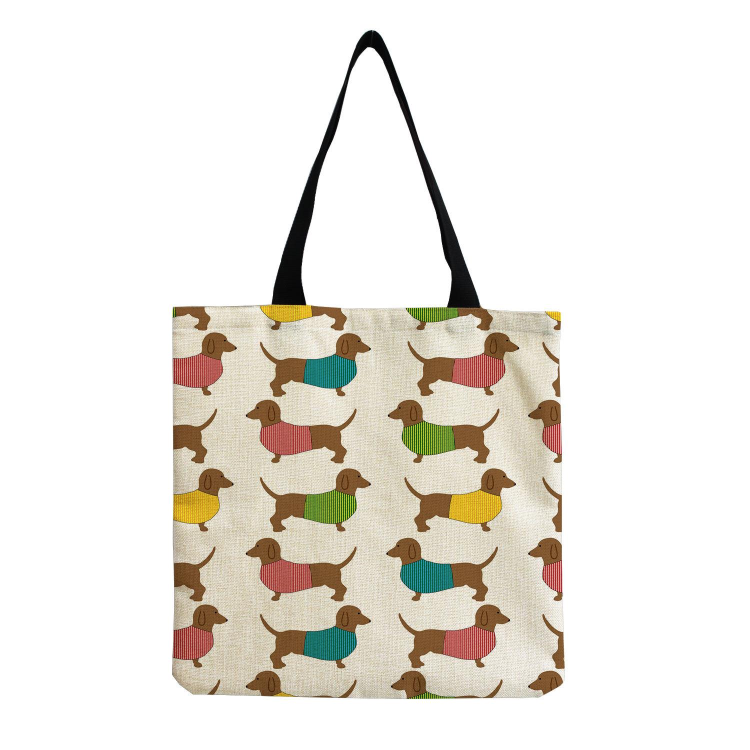 Women Vintage Linen Tote Bag - Large Capacity Dog Print Shoulder Handbag for Casual & Grocery Shopping KTB hm1292
Women Vintage Linen Tote Bag - Large Capacity Dog Print Shoulder Handbag for Casual & Grocery Shopping KTB hm1292