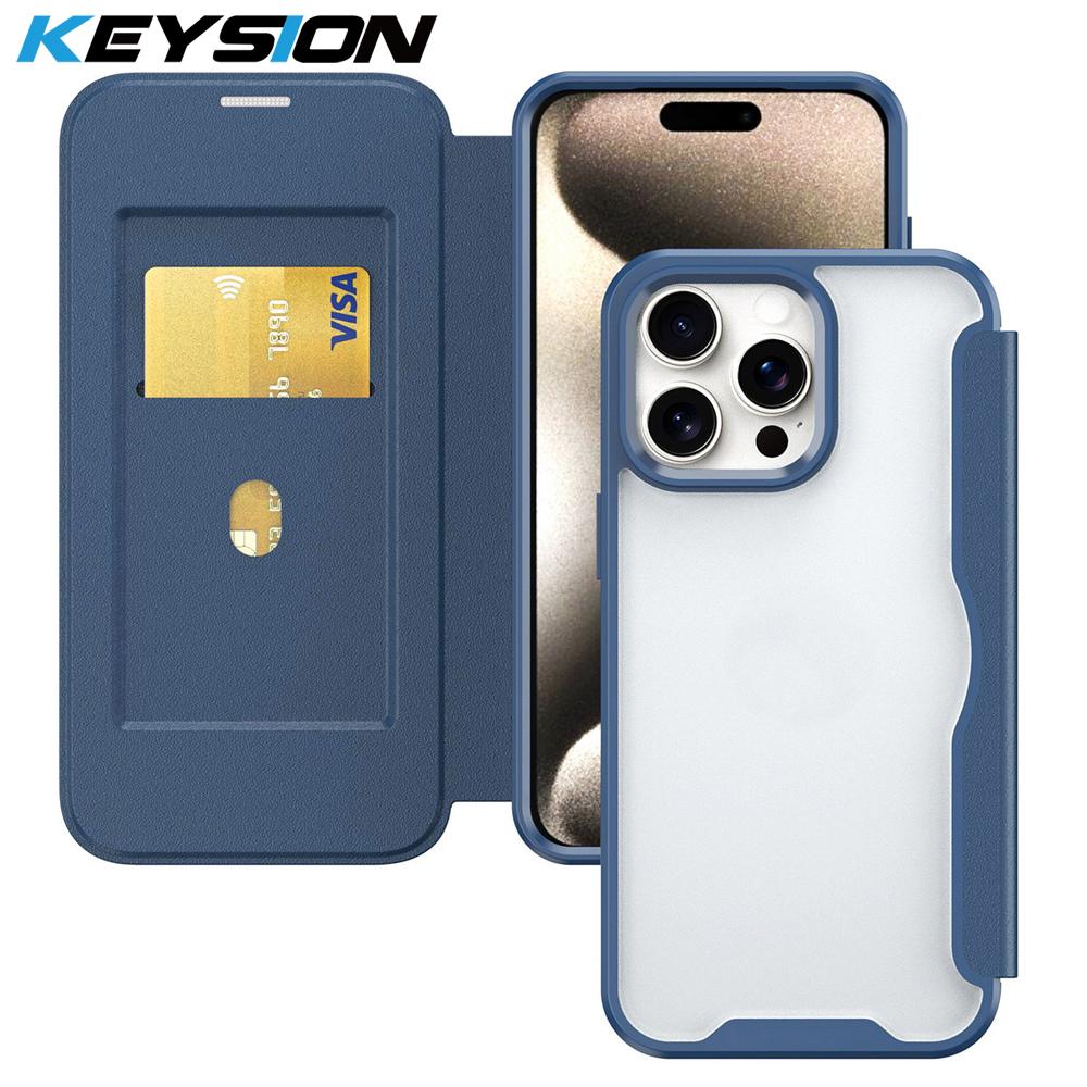 Ультратонкий флип-чехол KEYSION из искусственной кожи для iPhone 15 Pro Max, противоударный чехол со слотом для карт для iPhone X XS Max XR 11 12 13 14
Ультратонкий флип-чехол KEYSION из искусственной кожи для iPhone 15 Pro Max, противоударный чехол со слотом для карт для iPhone X XS Max XR 11 12 13 14