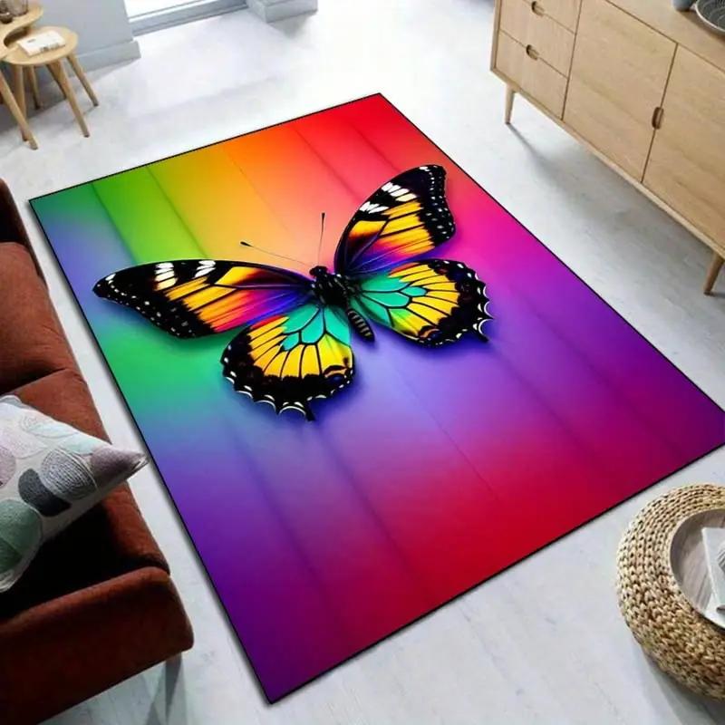 Area Rugs Floor Carpet Mat Purple Butterfly Floral Pattern Non Slip Print Floor Mat for Living Room Bedroom Kitchen Home Decor 40x60cm
Area Rugs Floor Carpet Mat Purple Butterfly Floral Pattern Non Slip Print Floor Mat for Living Room Bedroom Kitchen Home Decor 40x60cm