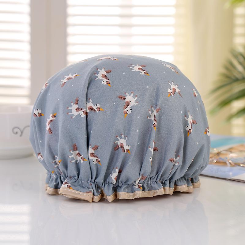 Double Layer Shower Cap, Reusable Waterproof PVC Bath Cap for Women, Eco-Friendly Hair Protection for Shower Cooking & Sleep
Double Layer Shower Cap, Reusable Waterproof PVC Bath Cap for Women, Eco-Friendly Hair Protection for Shower Cooking & Sleep