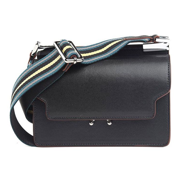 Marni Trunk Solid Color Minimalist Adjustable Color Block Shoulder Strap Calfskin Crossbody Bag Women Crossbody Bag Black SBMPZ13T01-LV717-Z043M Basic Set (Bag+Dust Bag)
Marni Trunk Solid Color Minimalist Adjustable Color Block Shoulder Strap Calfskin Crossbody Bag Women Crossbody Bag Black SBMPZ13T01-LV717-Z043M Basic Set (Bag+Dust Bag)