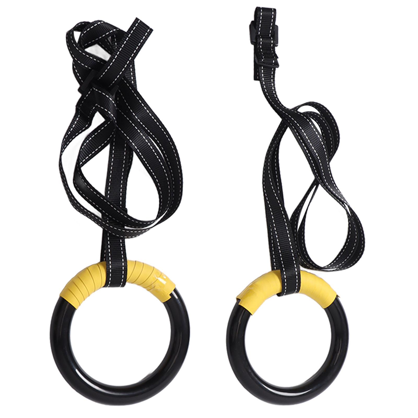 Gym Rings Exercise Rings Adjustable Buckle Anti Slip Heavy Load Comfortable Grip Gym Equipment for Fitness Home
Gym Rings Exercise Rings Adjustable Buckle Anti Slip Heavy Load Comfortable Grip Gym Equipment for Fitness Home