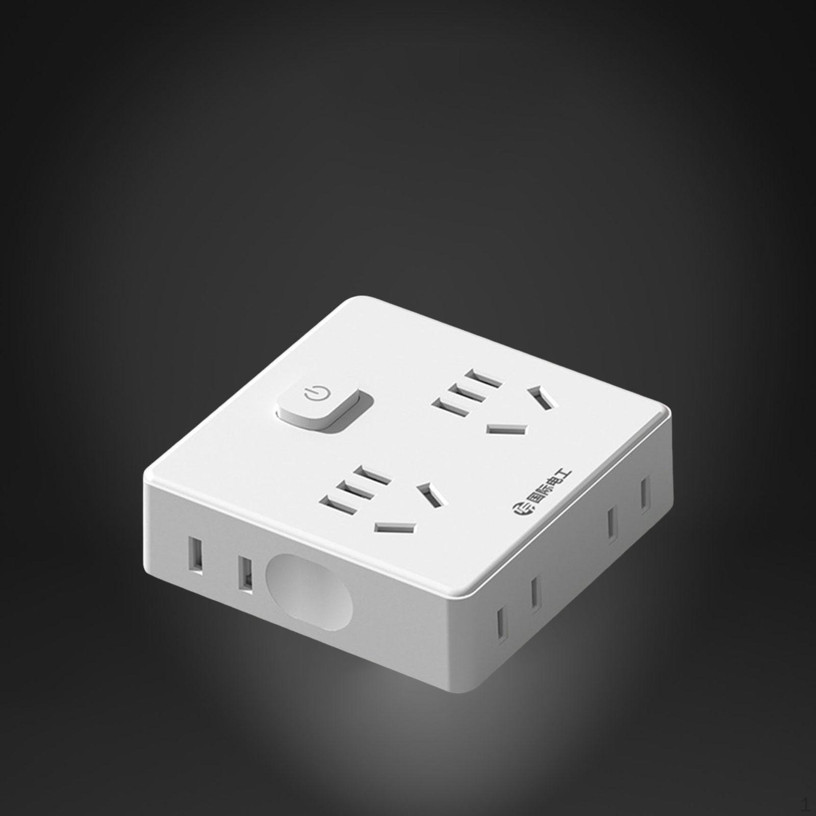 Thin Socket Converter Cordless Power Strip Easy Install Multiple Ports Multi Hole Expansion білий
Thin Socket Converter Cordless Power Strip Easy Install Multiple Ports Multi Hole Expansion білий