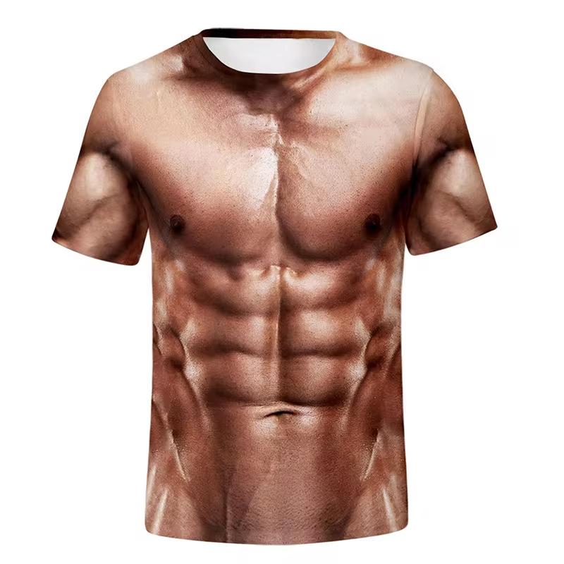 Funny Muscle T-Shirts Muscular 3D Print Streetwear Чоловіки Жінки Sport Casual Fashion Oversize T-Shirt Дитячі футболки Топи Чоловічий одяг L
Funny Muscle T-Shirts Muscular 3D Print Streetwear Чоловіки Жінки Sport Casual Fashion Oversize T-Shirt Дитячі футболки Топи Чоловічий одяг L