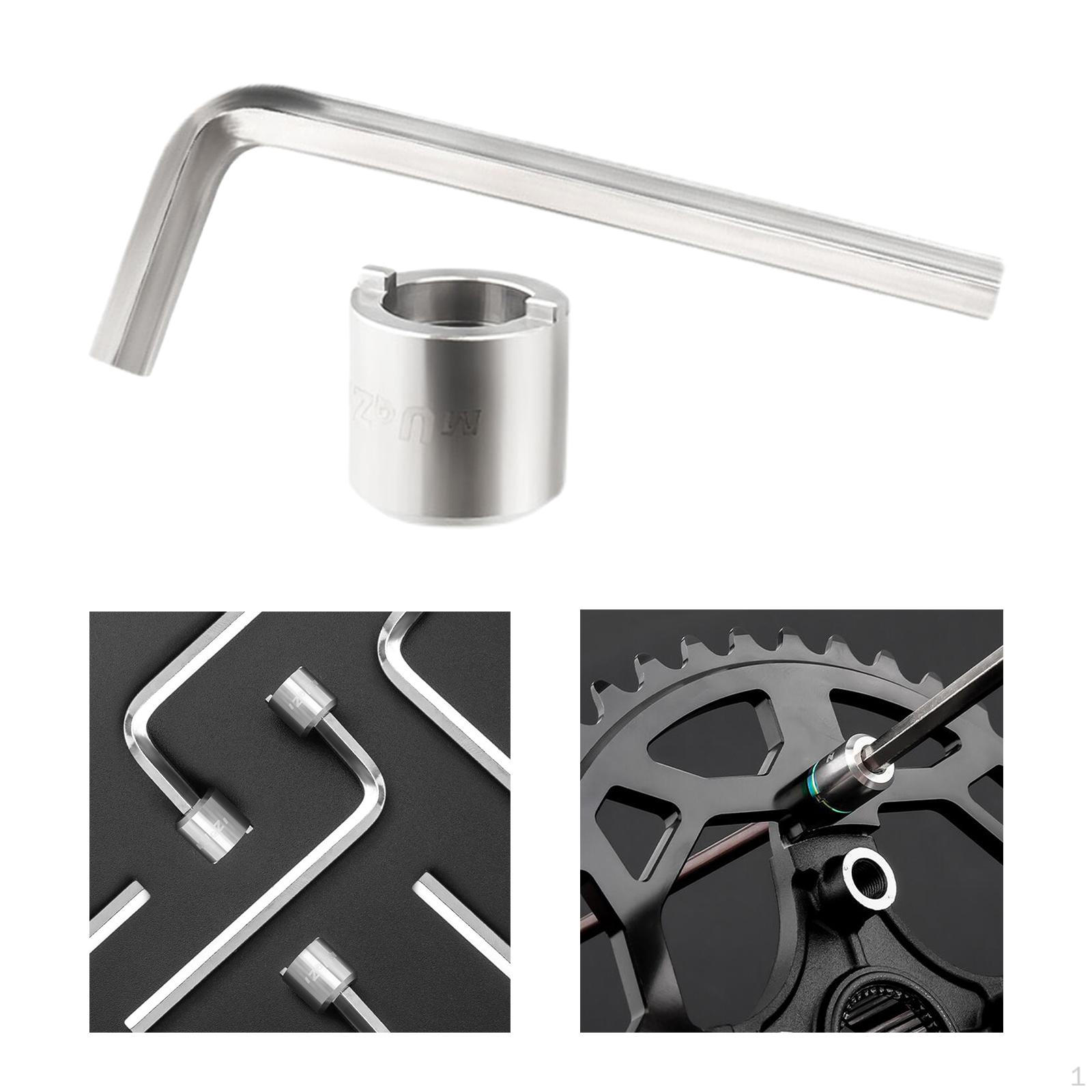Bicycle Chainring Bolt Wrench Spanner, Bike Crankset Fixed Nut Tool, Stainless Steel
Bicycle Chainring Bolt Wrench Spanner, Bike Crankset Fixed Nut Tool, Stainless Steel