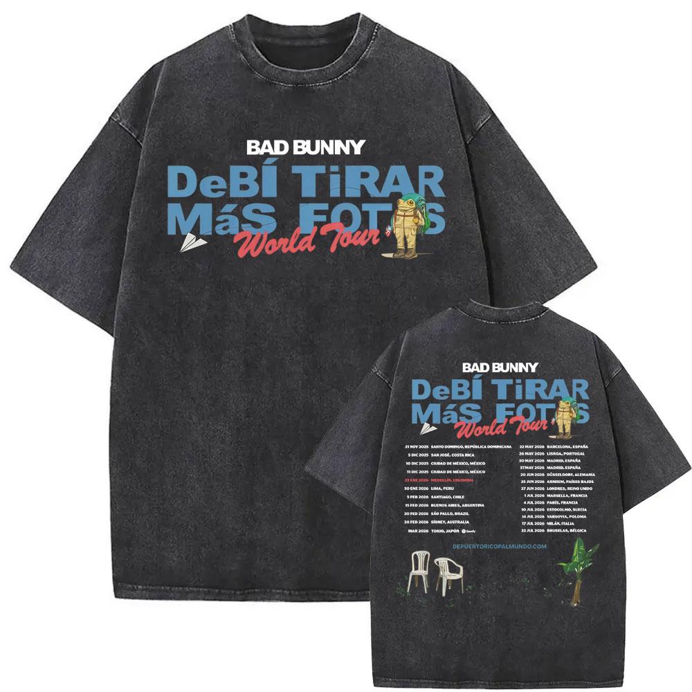DTMF Bad Bunny Debi Tirar Mas Fotos Tour Tee Shirt Mens Women Hip Hop Washed Vintage T Shirt Cotton Oversized Tshirt S
DTMF Bad Bunny Debi Tirar Mas Fotos Tour Tee Shirt Mens Women Hip Hop Washed Vintage T Shirt Cotton Oversized Tshirt S