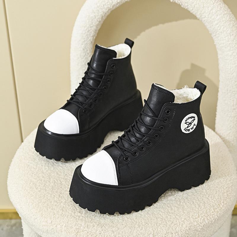 Winter casual new velvet high-top sneakers heightening cotton shoes women s snow boots 35
Winter casual new velvet high-top sneakers heightening cotton shoes women s snow boots 35