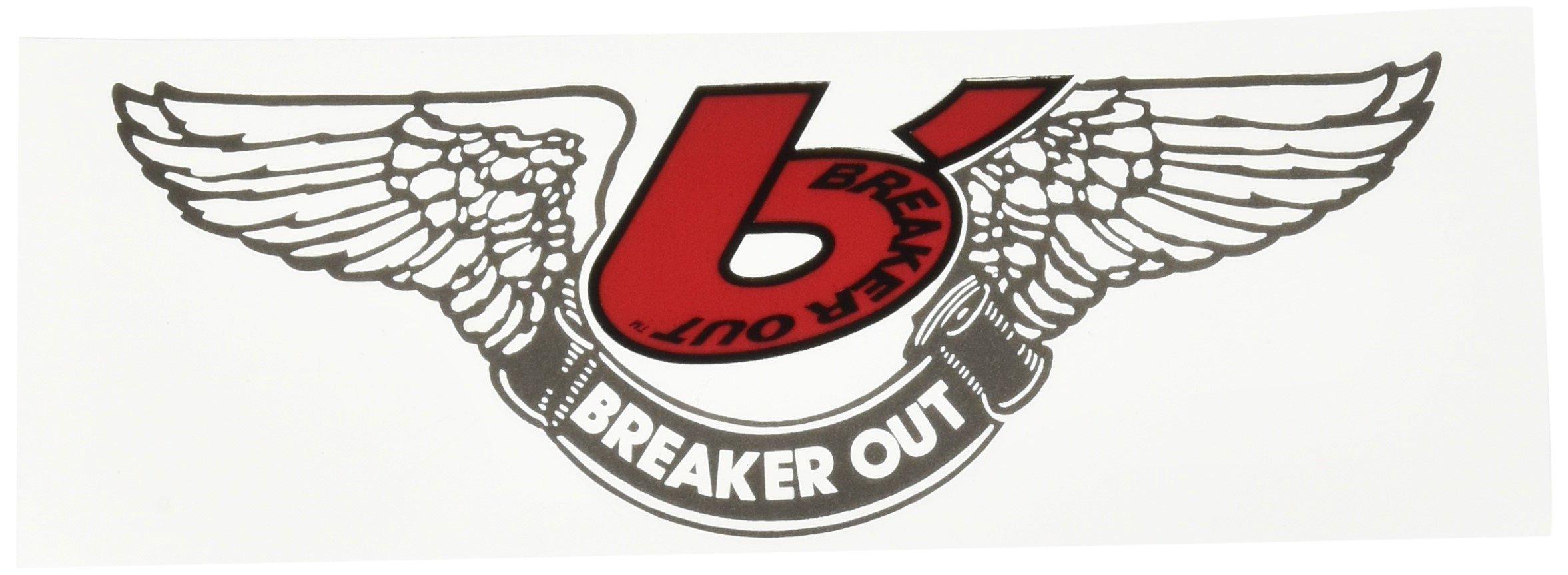 Toyo Mark BREAKER OUT Sticker Silver/Red B-18 Product size: 145mm x
Toyo Mark BREAKER OUT Sticker Silver/Red B-18 Product size: 145mm x