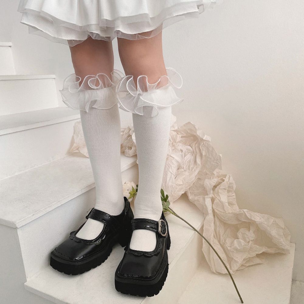 Trendy Knee High Lace For Girls Uniform Lolita JK Socks Women Long Stockings Hosiery Calf Stockings
Trendy Knee High Lace For Girls Uniform Lolita JK Socks Women Long Stockings Hosiery Calf Stockings