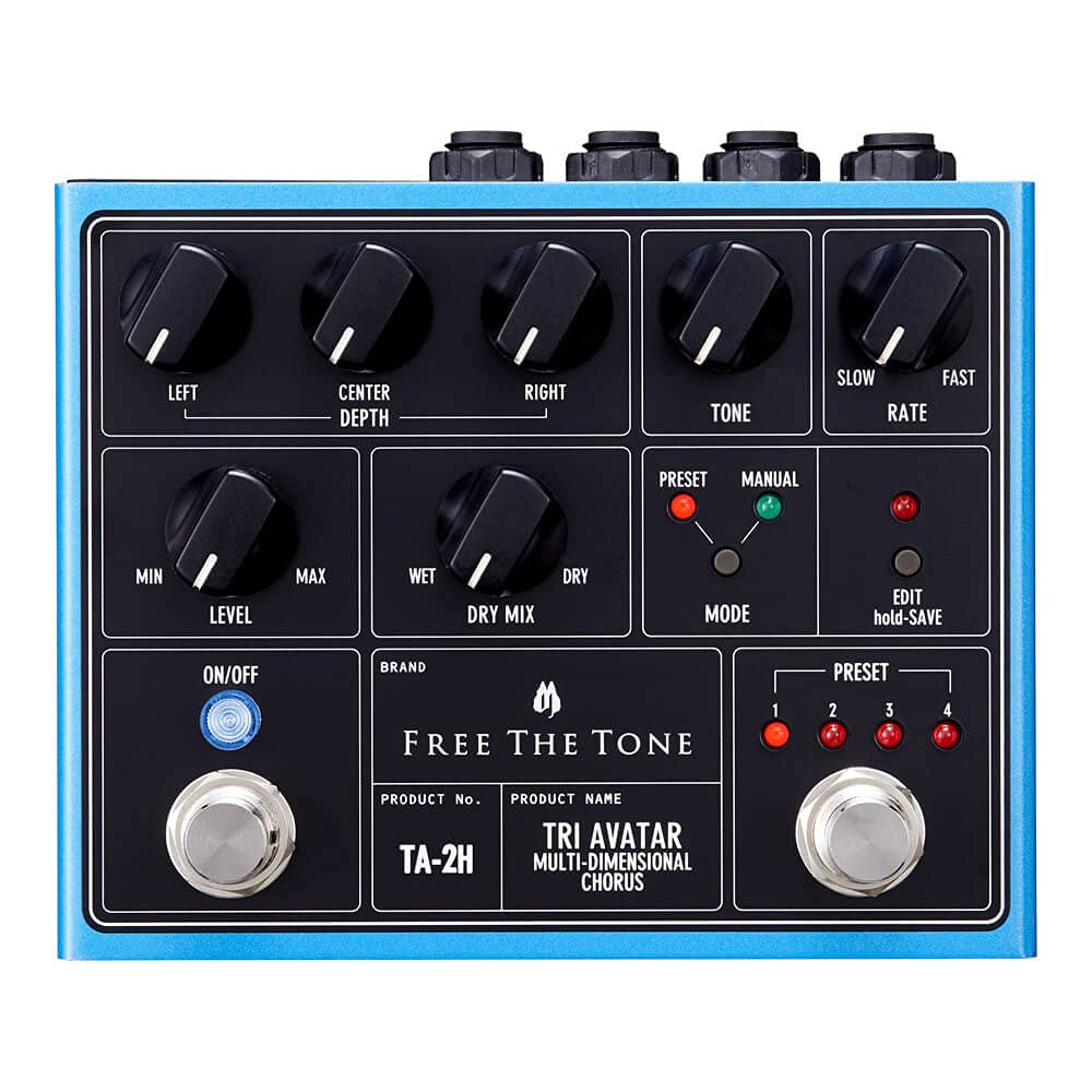Free The Tone TA-2H TRI AVATAR MULTI-DIMENSIONAL CHORUS Chorus Guitar Effector
Free The Tone TA-2H TRI AVATAR MULTI-DIMENSIONAL CHORUS Chorus Guitar Effector